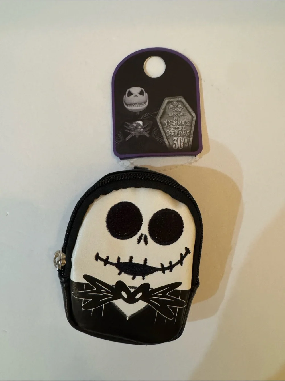 Disney, Nightmare Before Christmas, Jack Mini Backpack Keychain Charm 4” Tall